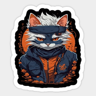 orange cat Sticker